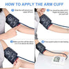 ANKOVO Blood Pressure Monitor Upper Arm Automatic Digital Blood Pressure Machine with Adjustable Cuff and Large Screen Blood Pressure Kit for Home Use